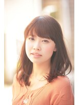 ビードロ 下北沢 エアリーでツヤ感を出したセミロング