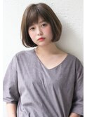 【Unami】ミルクティーカラー×柔らかボブ☆島田梨沙