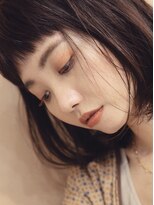 ヘアーアンドアトリエ マール(Hair&Atelier Marl)&nbsp;【Marl】オレンジメイクのシンプルなボブスタイル♪