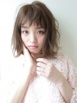 ネオリーブ クーロ(Neolive curro)&nbsp;【大人気♪】楽チンアッショベージュ切りっぱなしボブ