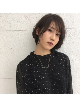 ブーム(BOOM) 【大分】女性らしいアッシュ系ショートヘア　アッシュベージュ