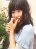 ゆるふわが可愛い、モテ髪セミロング