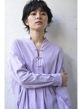 ロロ(ro-ro) plumyイルミナx外ハネボブxアッシュブラウンxネオウルフ