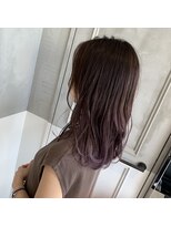 ガリカ(Gallica kinshicho)&nbsp;グラデーション ラベンダーグレージュ ＆  毛束感ミディアム☆