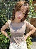 髪質改善/透け感グレージュ/白髪ぼかし/ハイライト/表参道/青山