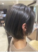 透明感グレー×ハイライト