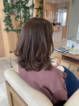 アドラーブル 長岡新保店(adorable) 大人かわいいレイヤースタイル☆透明感シアーアッシュブラウン