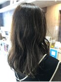 【Color】セミロング×ベージュ