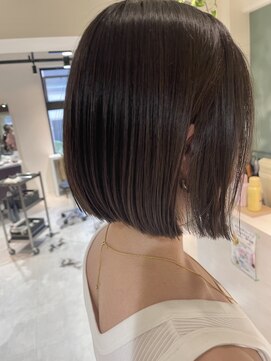 サラジュ 梅田店(SARAJU) sarajuサブリ 前下がりボブ 地毛風カラー