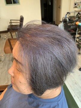レーヴ ヘアー シエル(Reve hair ciel) 白髪ヘアーから作るグレージュ白髪ぼかし 40代/50代/60代