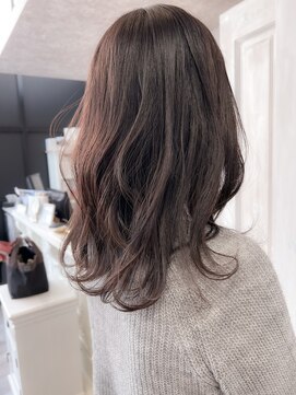 キャアリー(Caary) 福山イルミナカラー人気30代40代50代caaryアッシュグレージュ