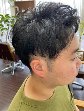 ヴィザヴィ 本蓮沼店(vis a vis) ツーブロックショートパーマ