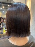 切りっぱなしボブ タッセルカット