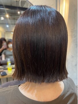トレヘアー(tRe hair) 切りっぱなしボブ タッセルカット