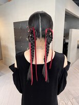 ヘアー アイス ルーチェ(HAIR ICI LUCE) ツインヘアセット結婚式参列お呼ばれヘアセット/中西