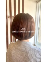 アッシュ アーティスティック スタジオ オブ ヘア(Ash artistic studio of hair) ショートヘア×前髪無し