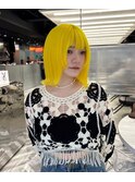 イエローカラー/ボブ