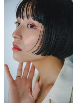 ルス 立川(LUZ) 【LUZ立川】艶髪ブラック＋ぱっつんボブ★New Open