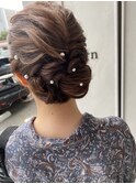 大切な日のオシャレヘアセット