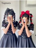 お揃いヘアメ♪ツインヘア