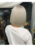 ブリーチ×ハイトーン×シルバー(表参道)