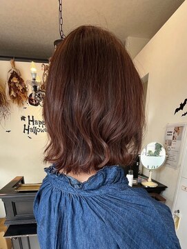 ローレン(LOREM) くびレイヤー/小顔ワンレン/こなれミディ/秋カラー/ナチュラル