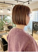 切りっぱなしボブミニボブパーマくびれボブ外ハネボブブリーチ