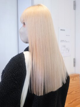 アルバム 銀座(ALBUM GINZA) くすみベージュ透明感カラー小顔秋色オリーブカラー_ba426501