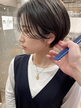 エルランカ(L.lanka) ハンサムショート/ニュアンスパーマ/ベージュカラー/マッシュ