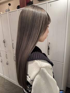 テラス 銀座(terrace) ワンブリーチ/グレージュ/髪質改善