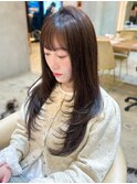 ■着物ヘアメルティカラー似合わせカットウェーブミディアムv