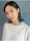 長め切りっぱなしボブ【青葉台/藤が丘】
