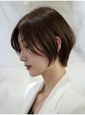 表参道白髪ぼかし髪質改善カラーウルフショートボブ40代50代60代