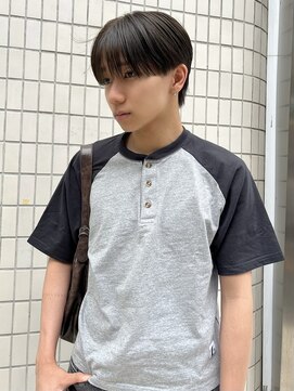 ゼストプール(ZEST POOL) men's シースルーマッシュ　マッシュ　韓国ヘア