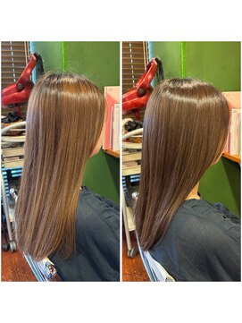 ピールアーク(peal ark) 30代40代◎ブリーチなし大人オリーブベージュカラー