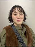 クルクルボブパーマ