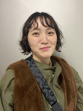 クルクルボブパーマ