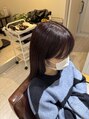 ティティアンバイイザ(titian by IZA) ブリーチ無しでワインレッドできます!