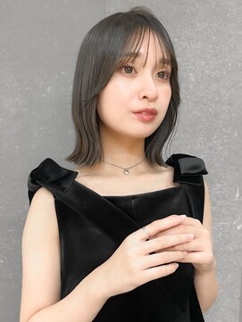 Lond clair 川崎/髪質改善/ショート/ボブ/レイヤーカット【ロンド クレール】 ミディアムレイヤーカット/似合わせカット/髪質改善/顔周り/川崎