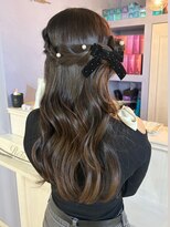 マリアバイアフロート(Maria by AFLOAT)&nbsp;お団子ハーフアップ♪