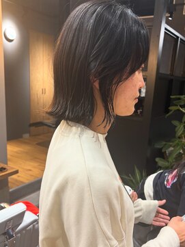 ヘアー フォー ナイン(Hair for nine) 外ハネボブ