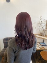 ヘアー ミュゼ 大西店(HAIR Musee) ブリーチなしダブルカラー/チェリーレッド