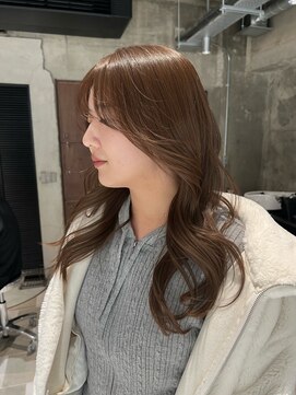 ヌク(nok) 【ブリーチなしWカラー】キャラメルベージュ