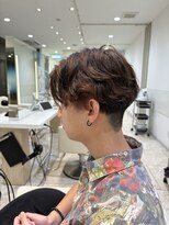 ケンジ 平塚 アネッタ(KENJE annetta)&nbsp;ナチュラルパーマ　刈り上げマッシュ