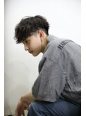 men'shair/波巻きツイストスパイラル/ニュアンスパーマ