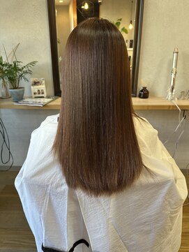 ランプヘアーデザイン(LAMP HAIR DESIGN) 髪質改善矯正ストレート(ロング)