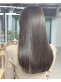 艶感オリーブカラー　清須　髪質改善