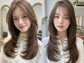 ノイエ 原宿 北参道(NoIE)の写真/印象は顔周りの1センチで変わる☆骨格を見極めたフェイスレイヤーはお任せ[レイヤーカット/ボブ/髪質改善]