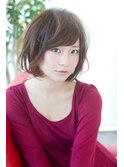 『ふんわり感』×『毛束感』が清潔感を出す大人かわいいボブ