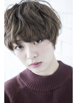 ミエル ヘア 新宿(miel hair) 【miel hair新宿】抜け感マニッシュショート 似合わせカット